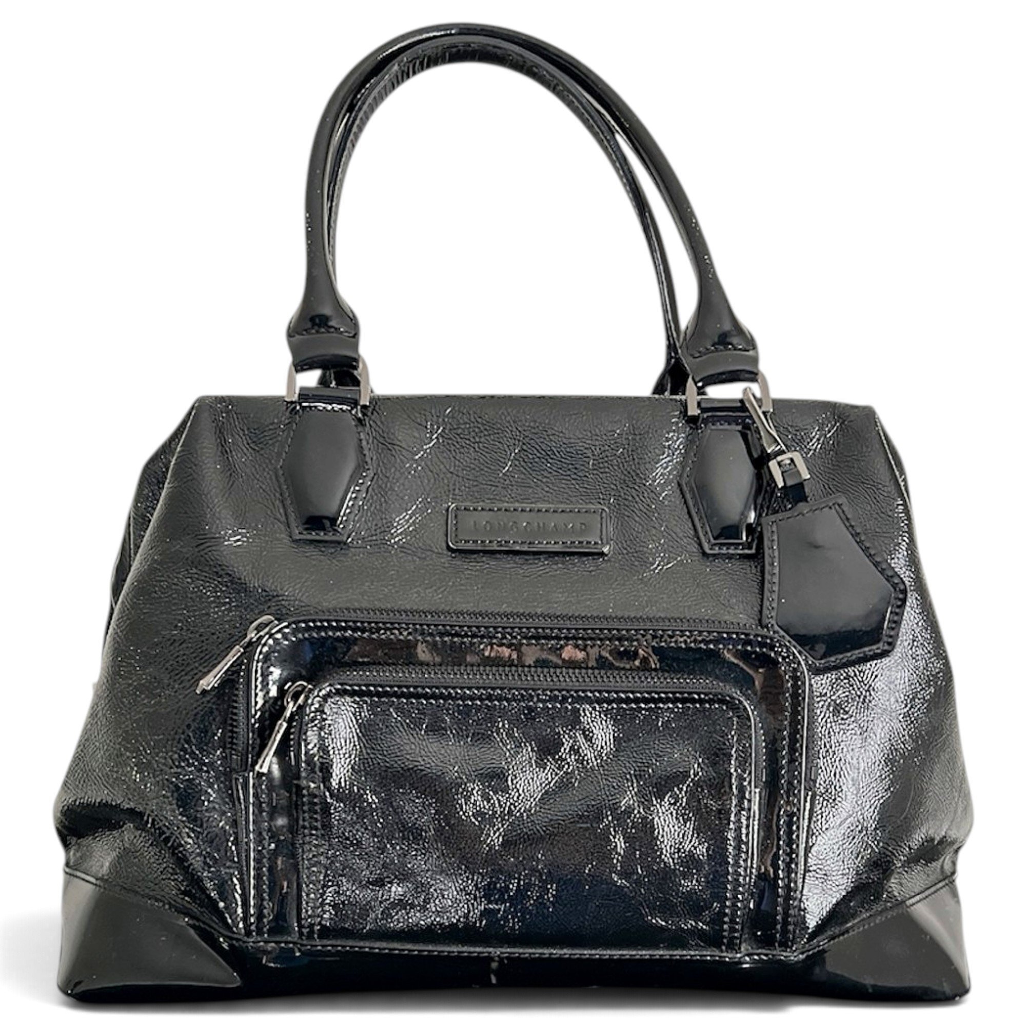 Légende patent leather handbag