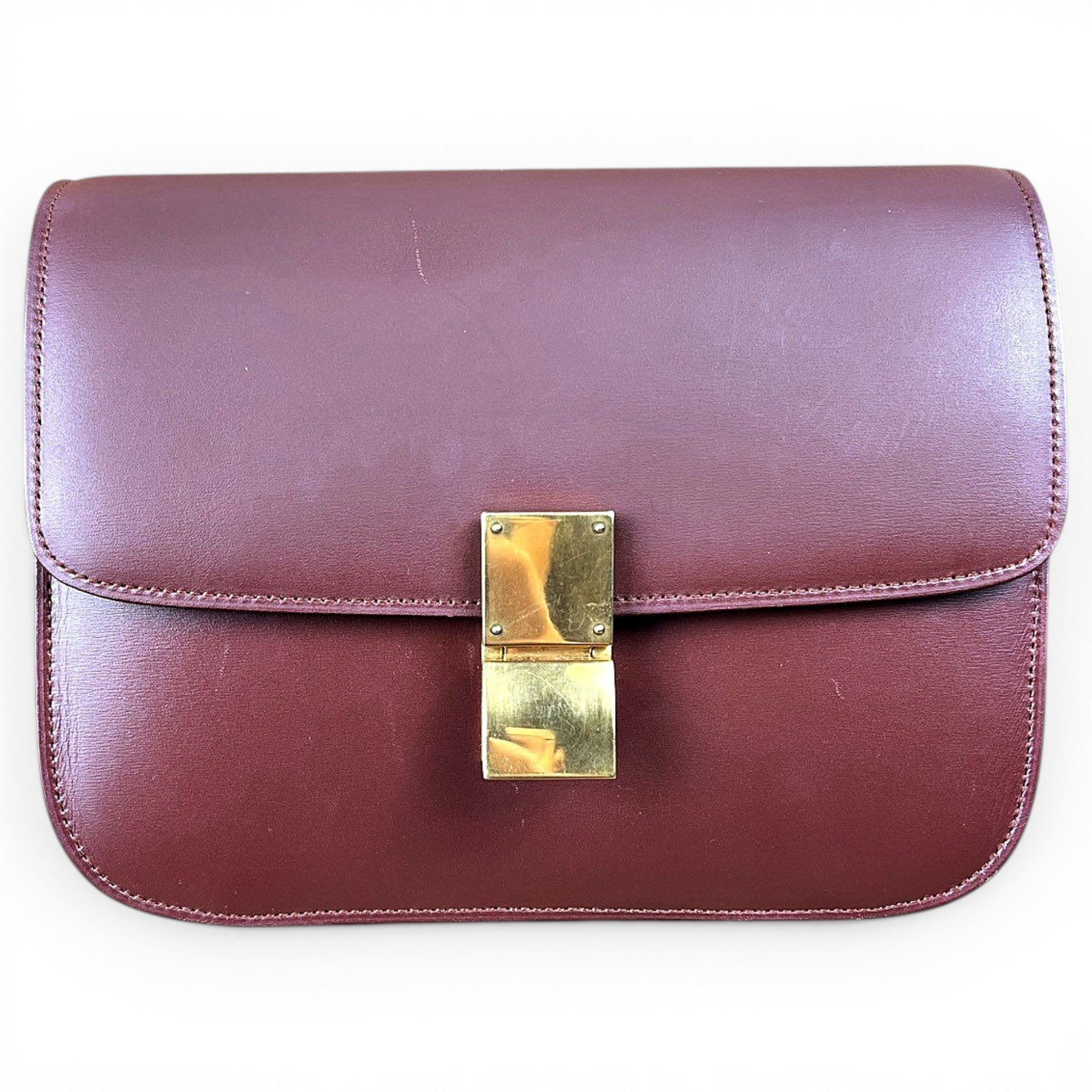 Classic leather handbag