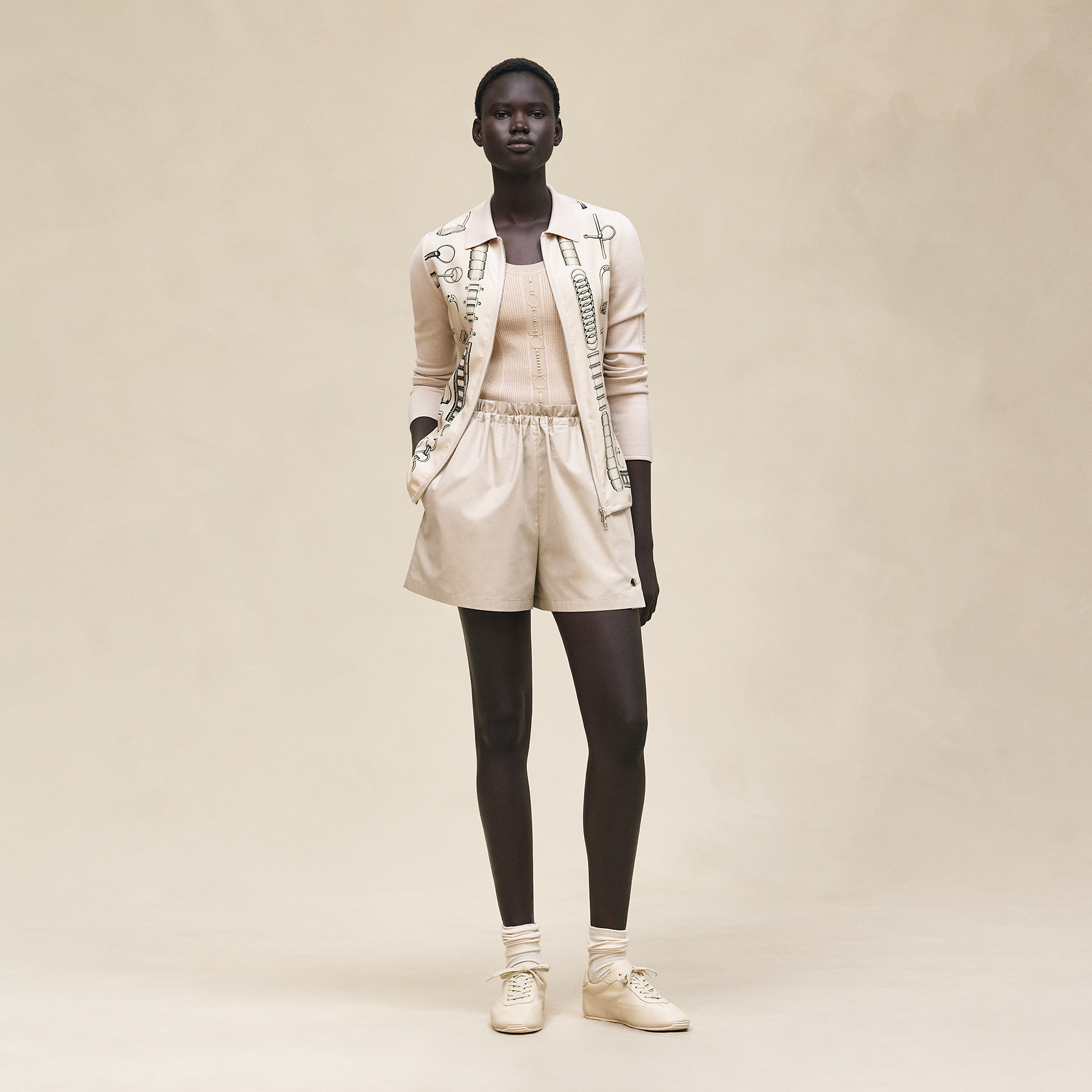 Shorts with elastic waist
