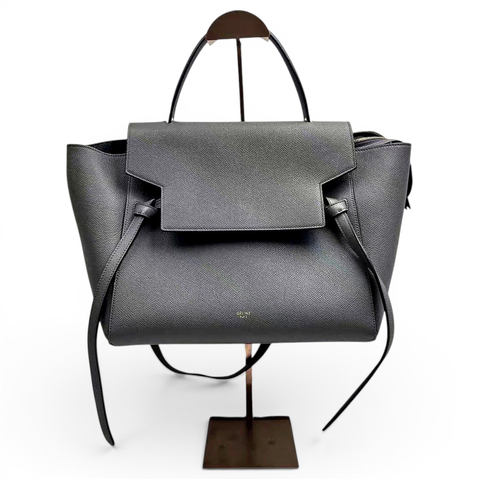Belt leather handbag