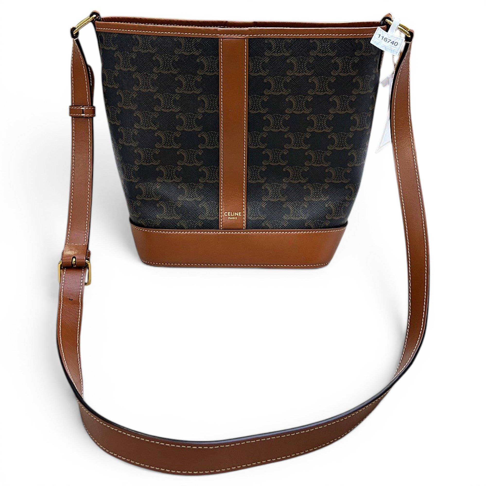 SAC SEAU leather handbag