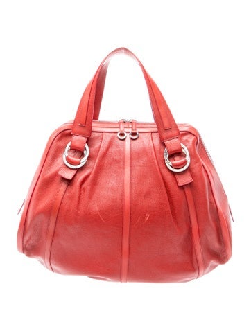 Leather Top Handle Bag Vintage