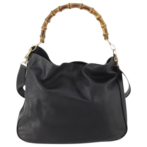Bamboo leather handbag