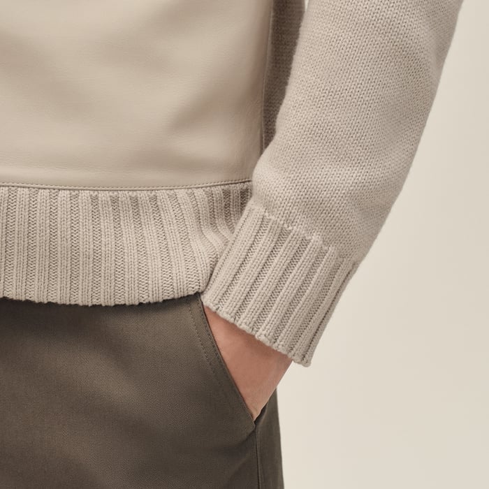 Silex "Devant Cuir" Buttoned Jacket