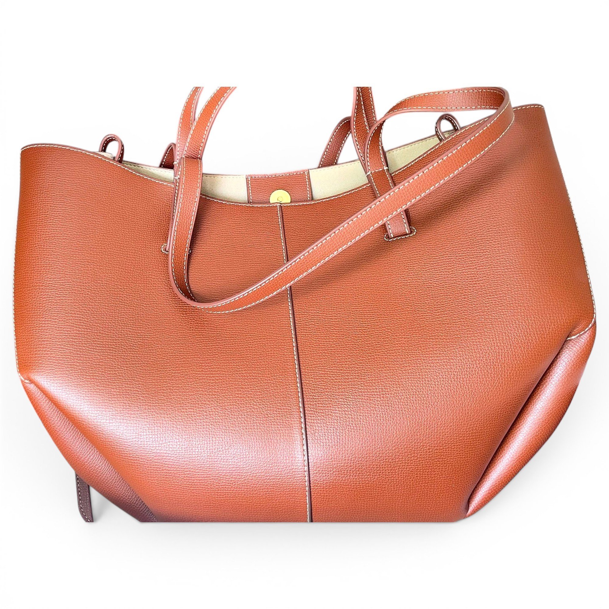 Leather tote