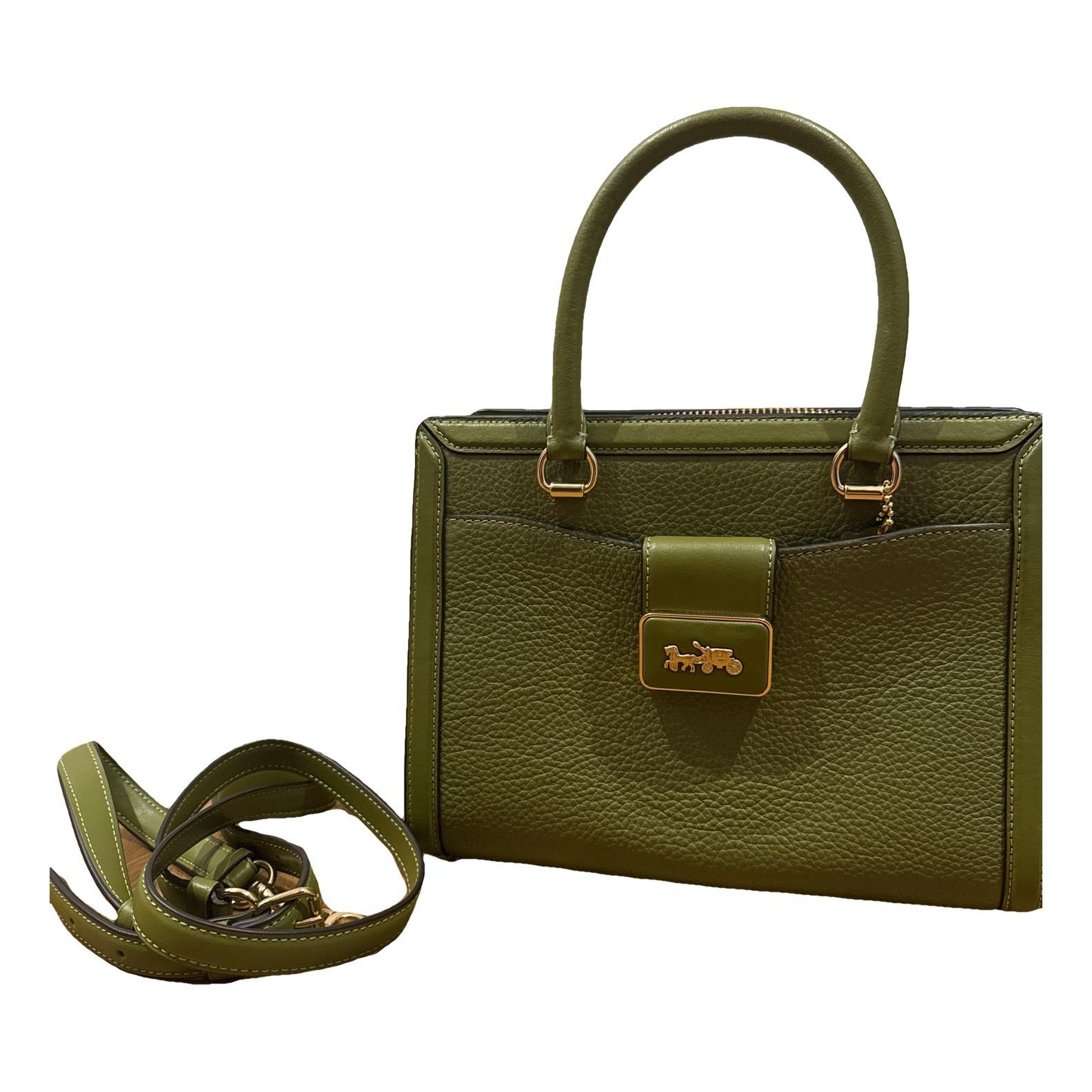 Leather handbag