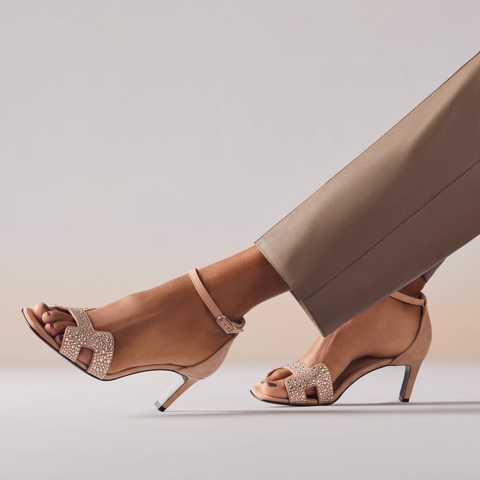 Beige Perlino Joy 70 Sandal