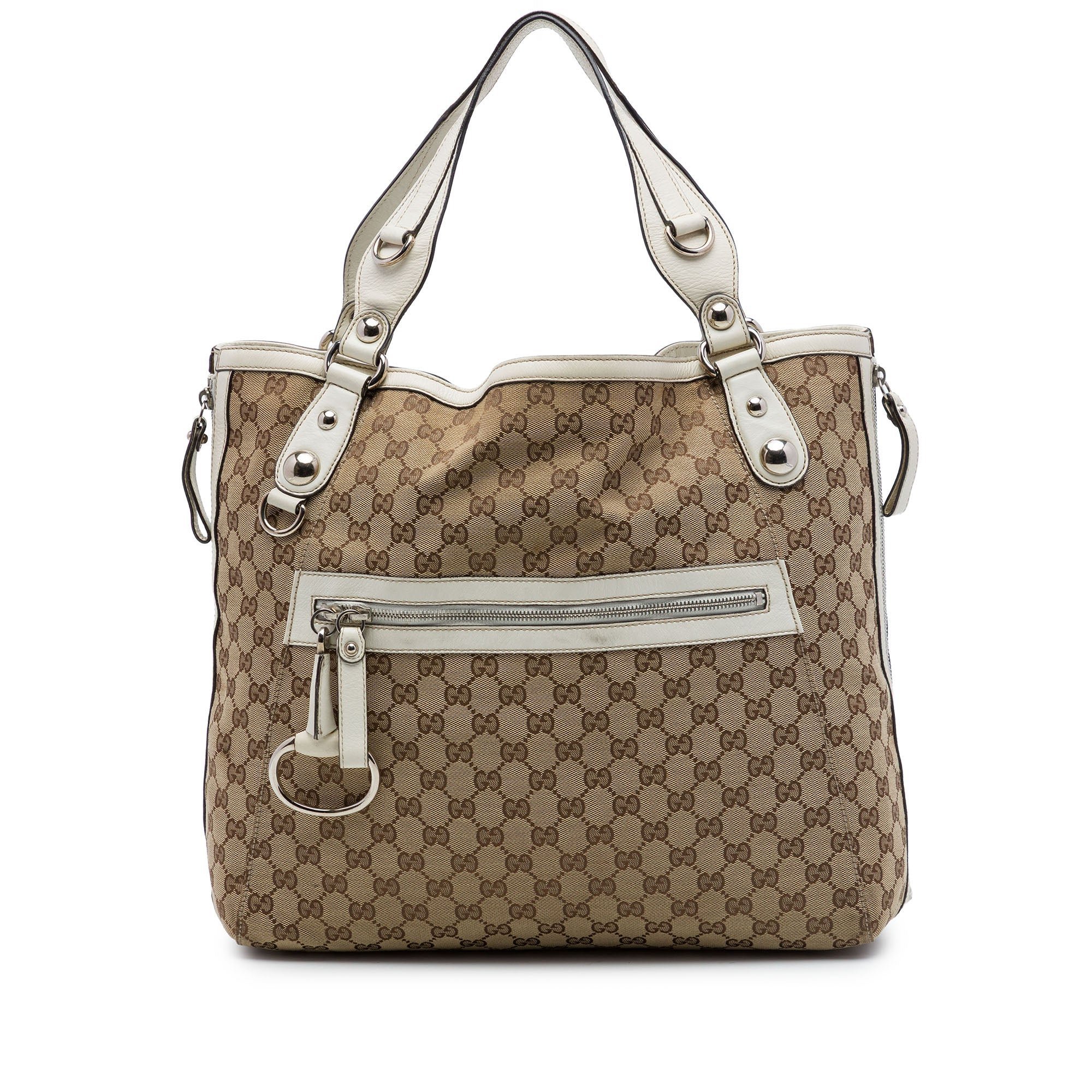 Gucci B leather tote