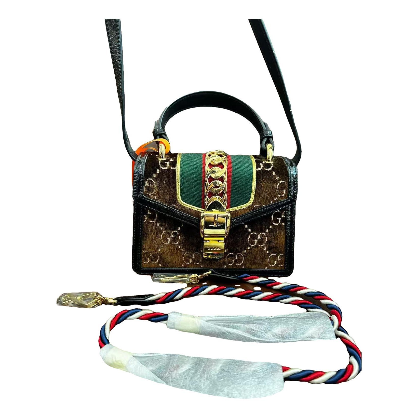 Sylvie velvet handbag