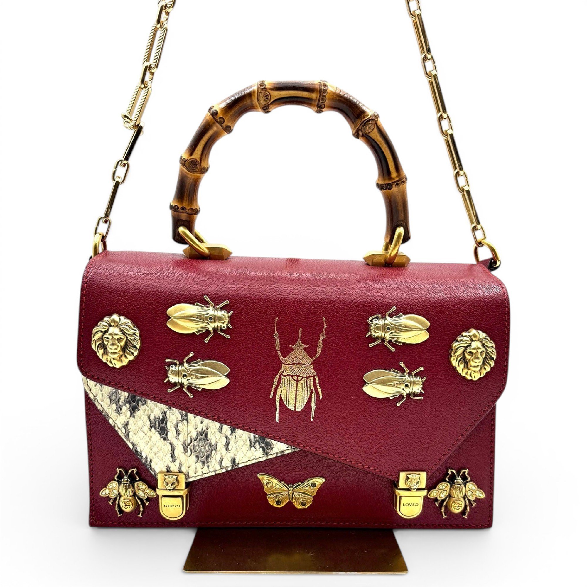 Leather handbag