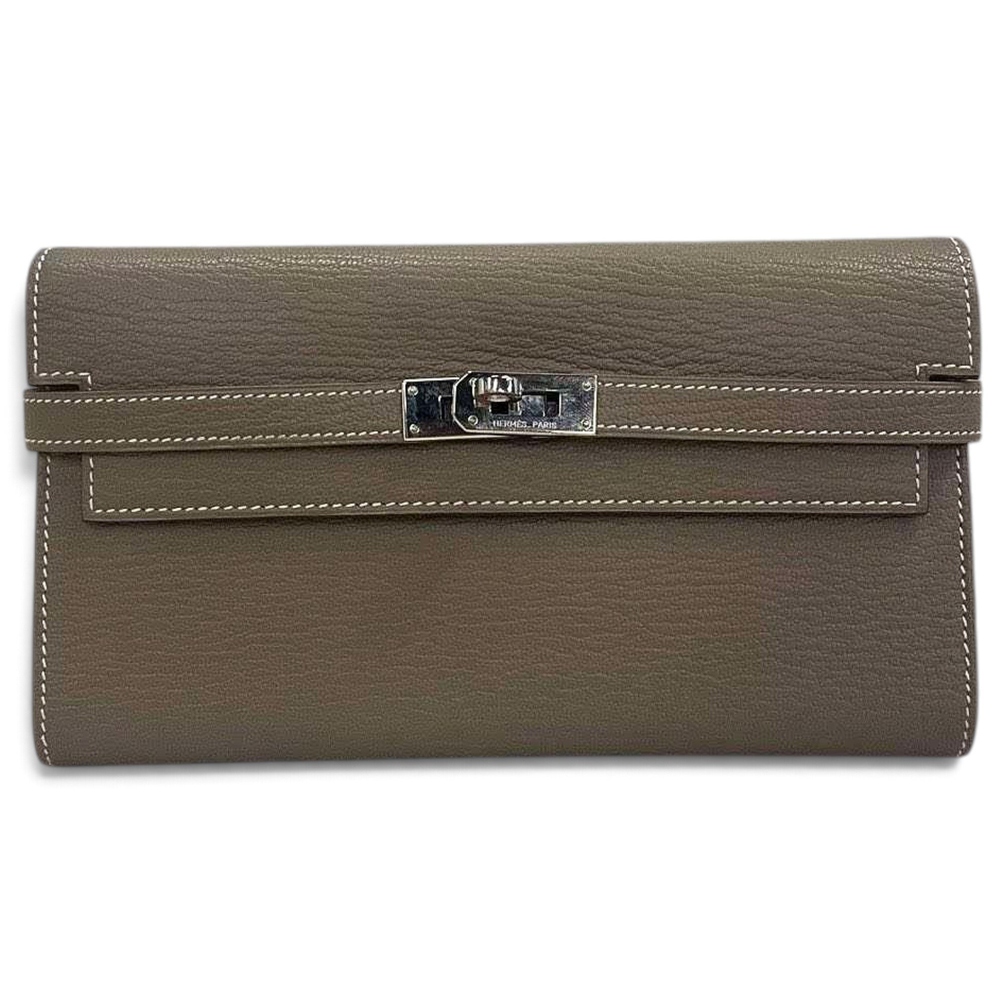 Kelly to go leather clutch bag