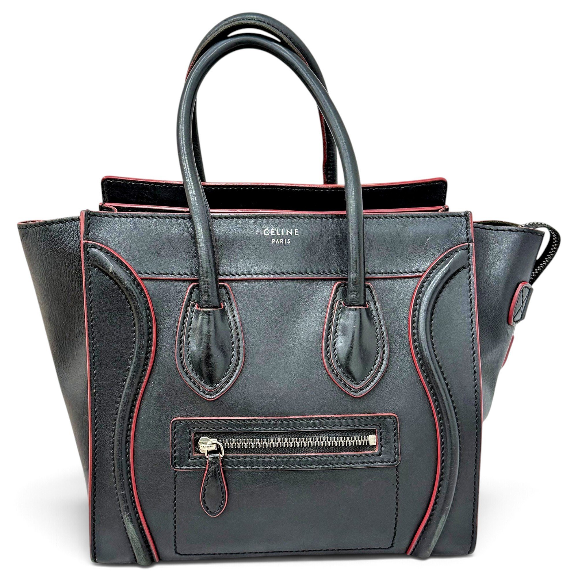 Luggage leather handbag
