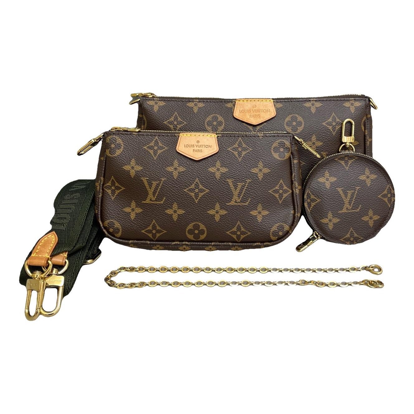 Multi Pochette Accessoires leather handbag