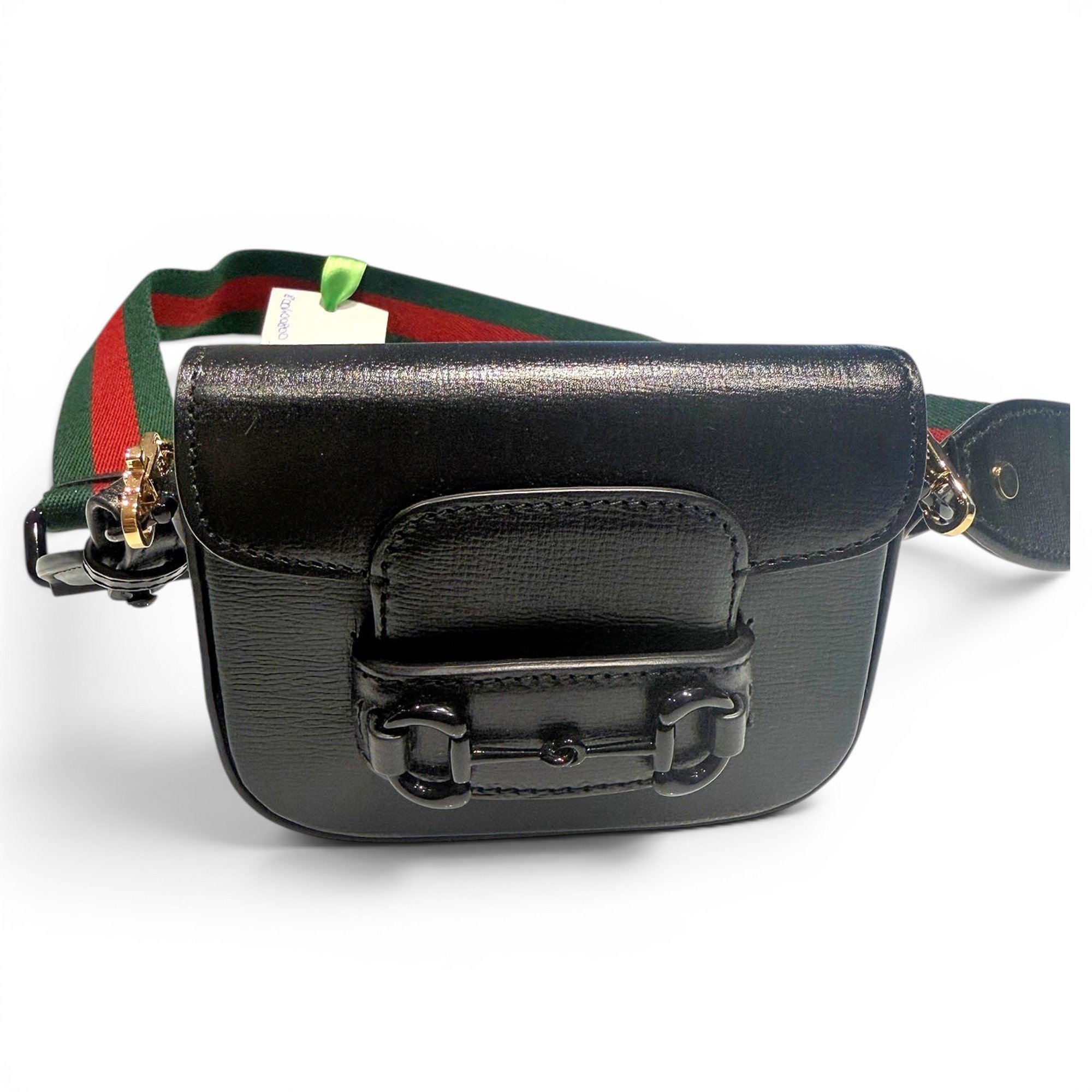 Leather clutch bag
