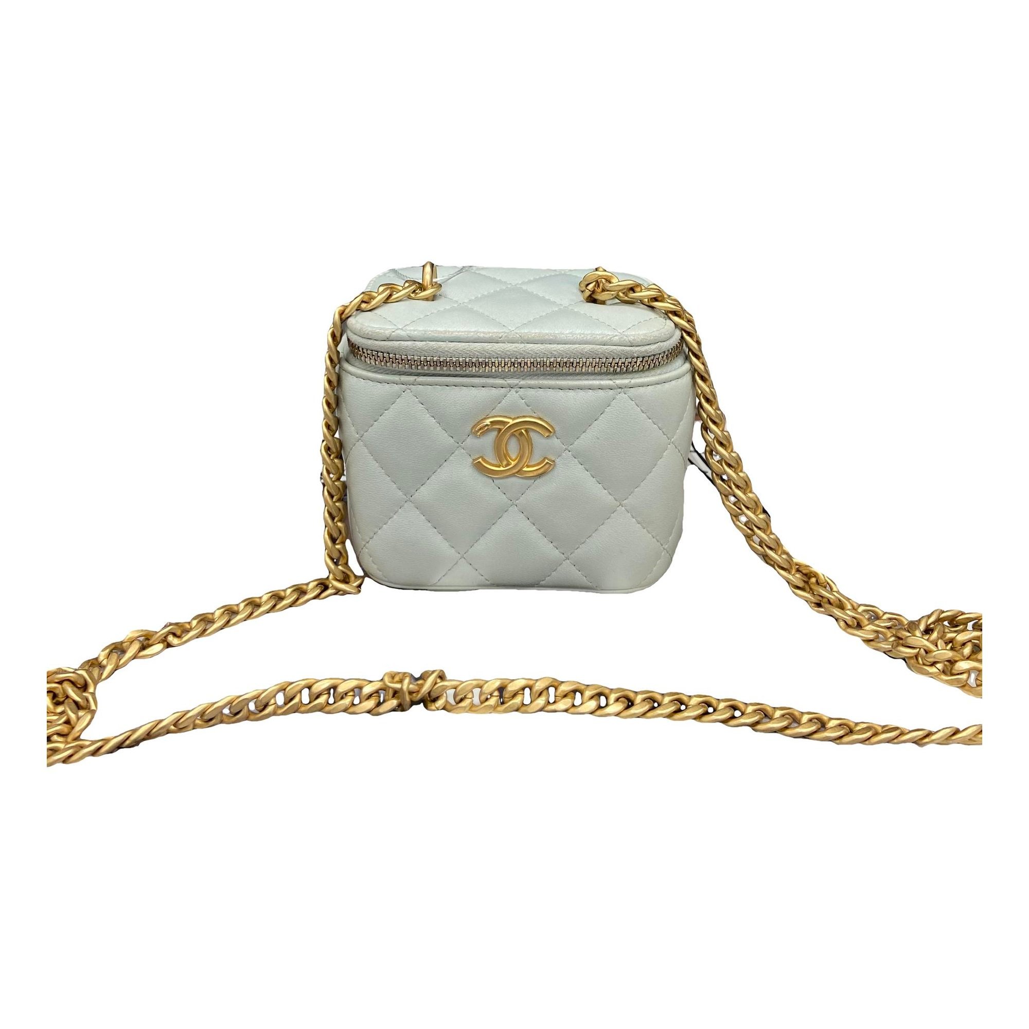 Trendy CC Vanity leather handbag