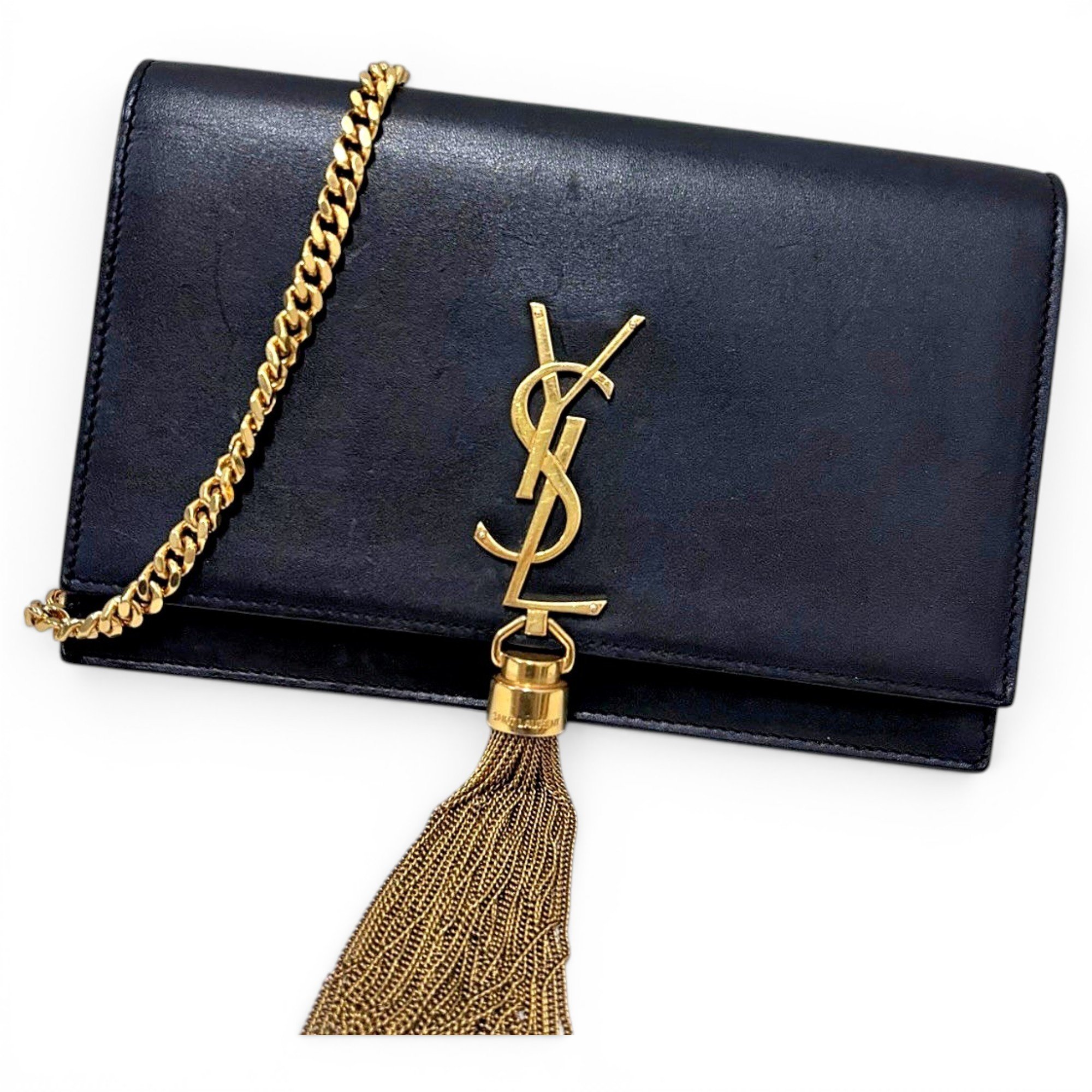 Pompom Kate leather handbag