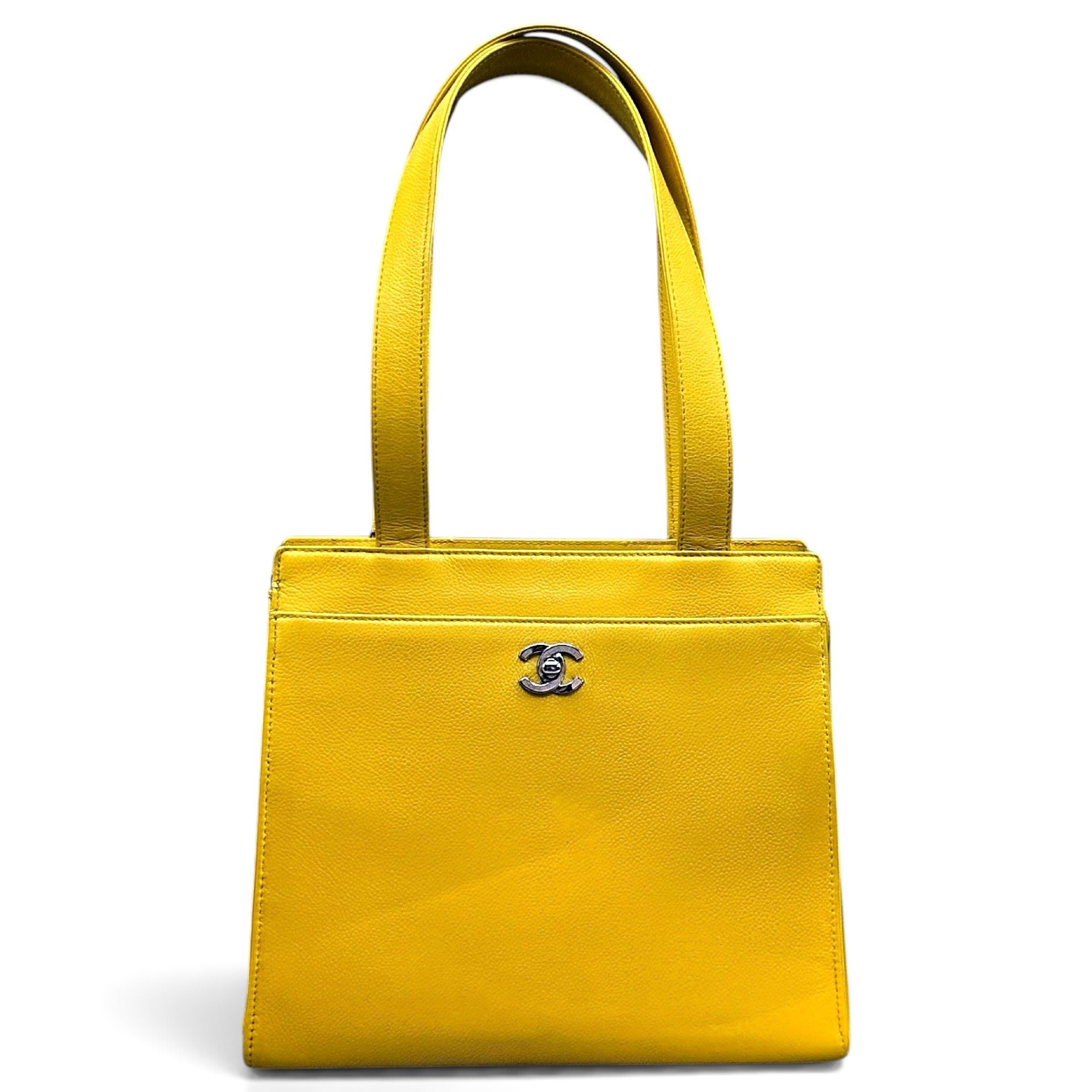 Leather tote