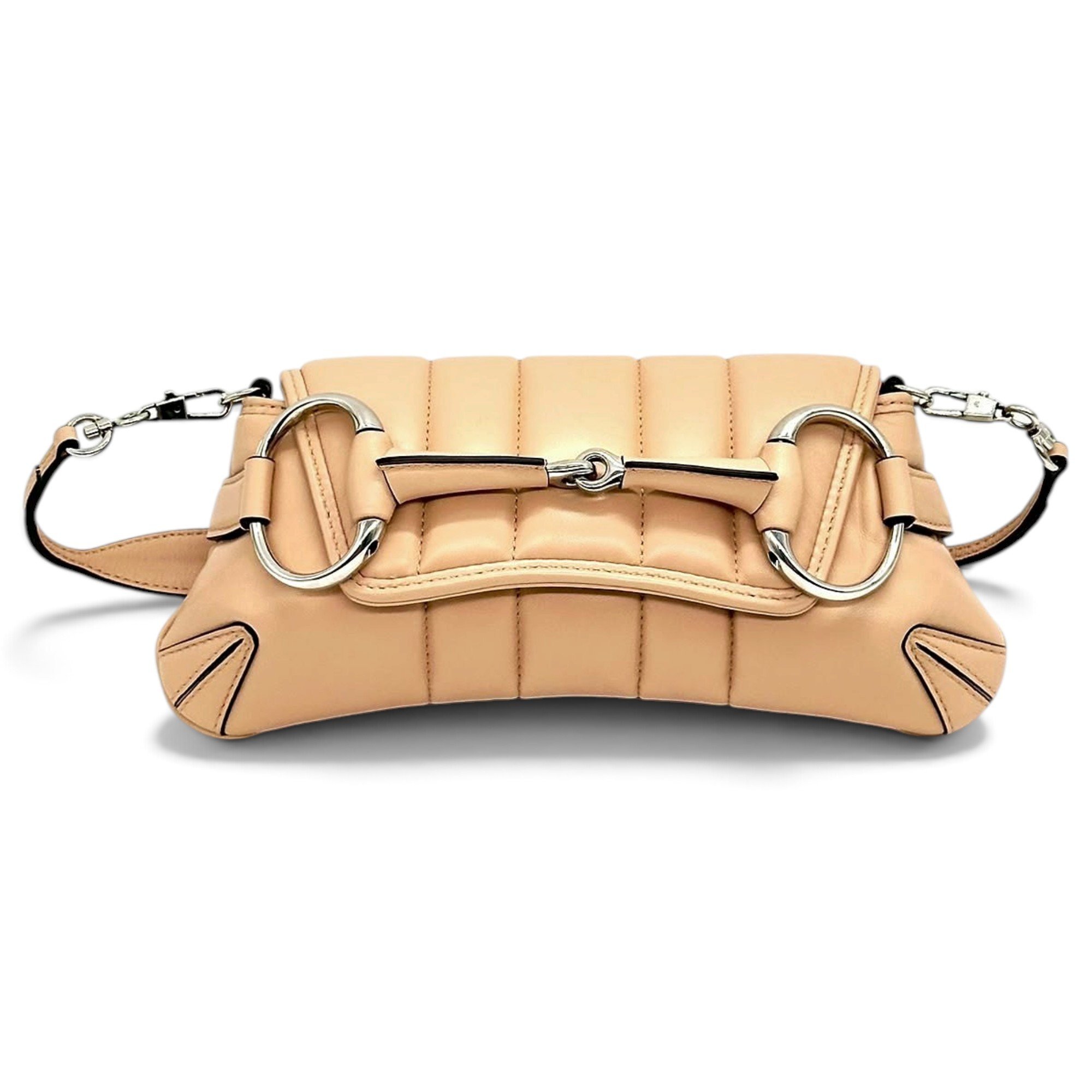 Horsebit Chain leather handbag