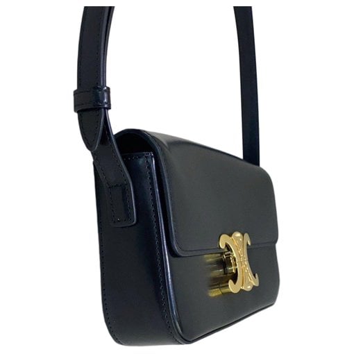 Triomphe Long leather handbag