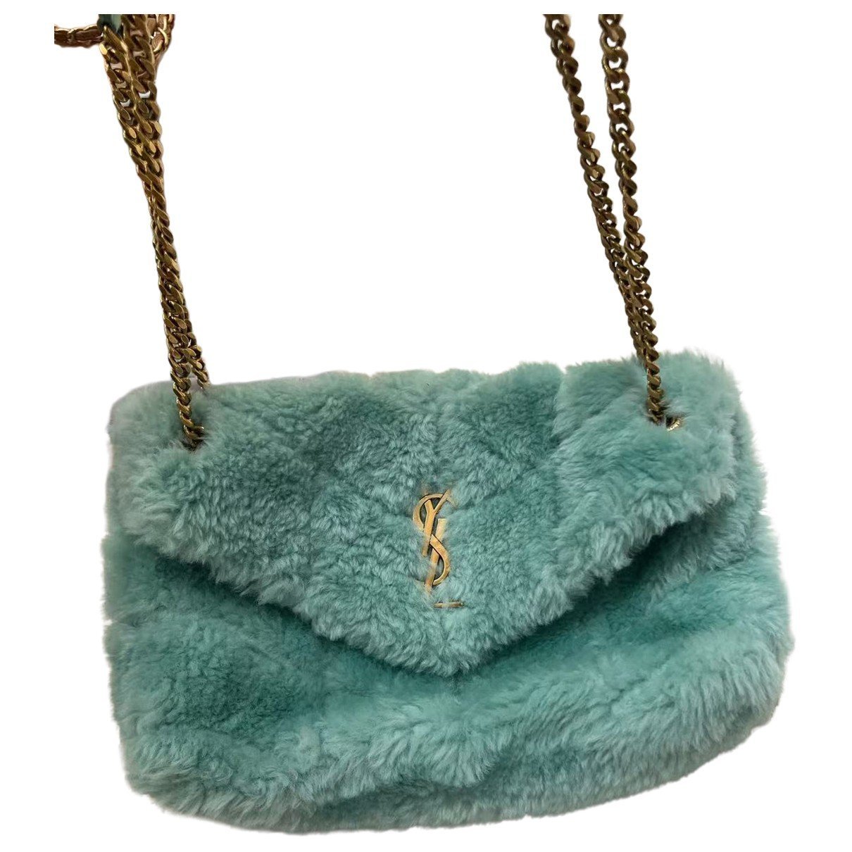 Loulou Puffer velvet handbag
