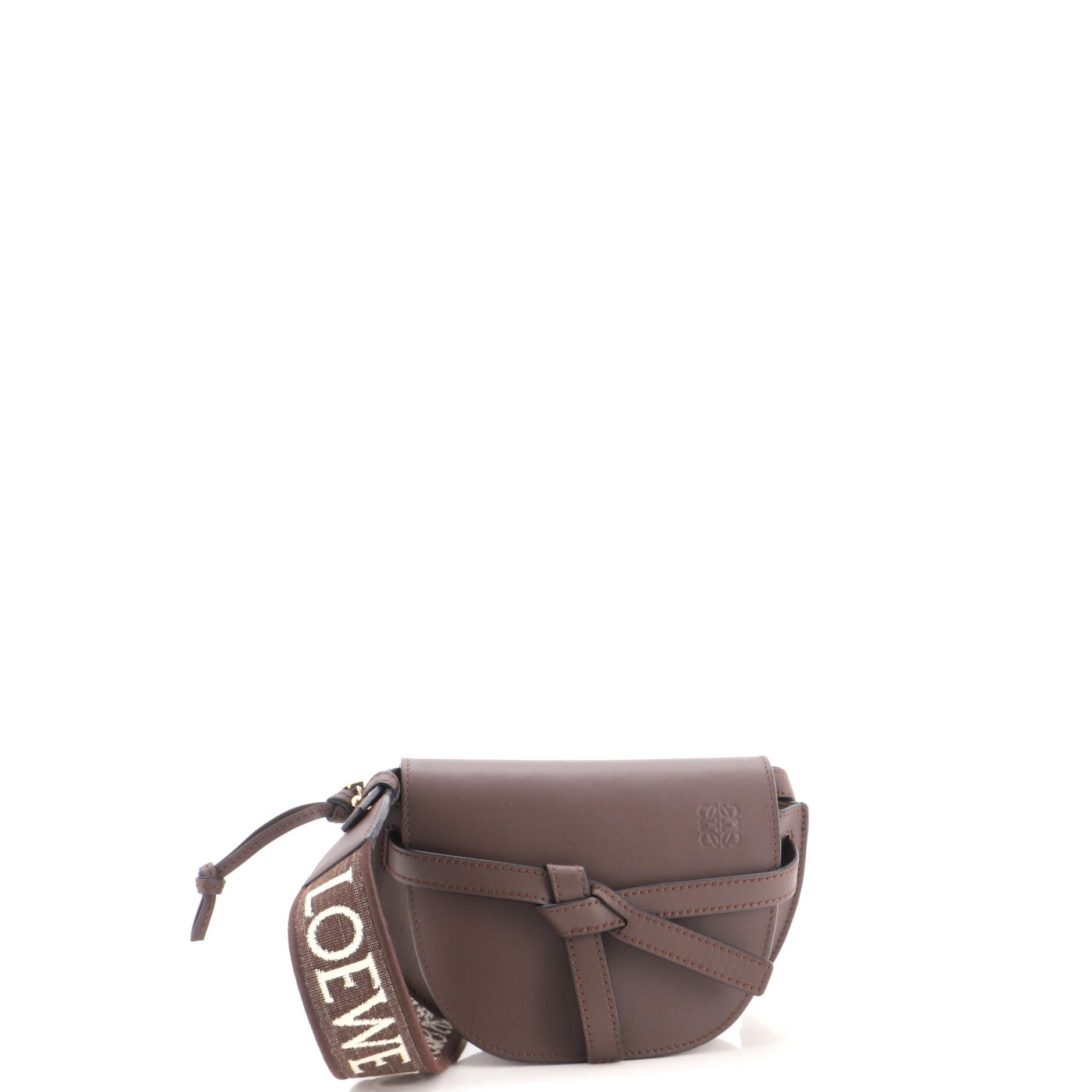 Gate Dual Shoulder Bag Leather Mini