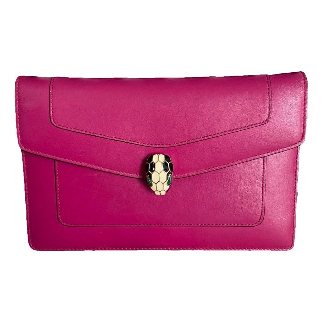 Serpenti leather handbag