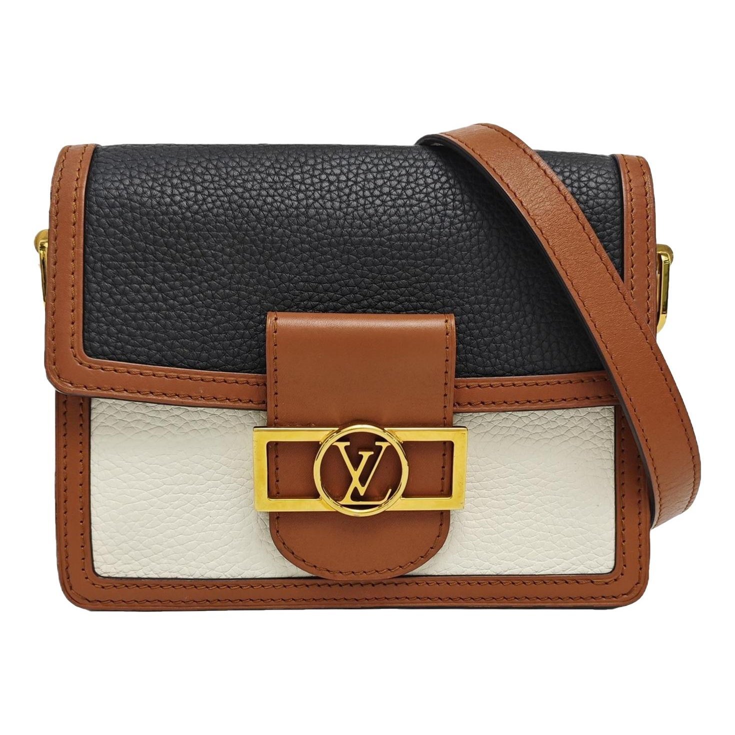 Dauphine leather handbag