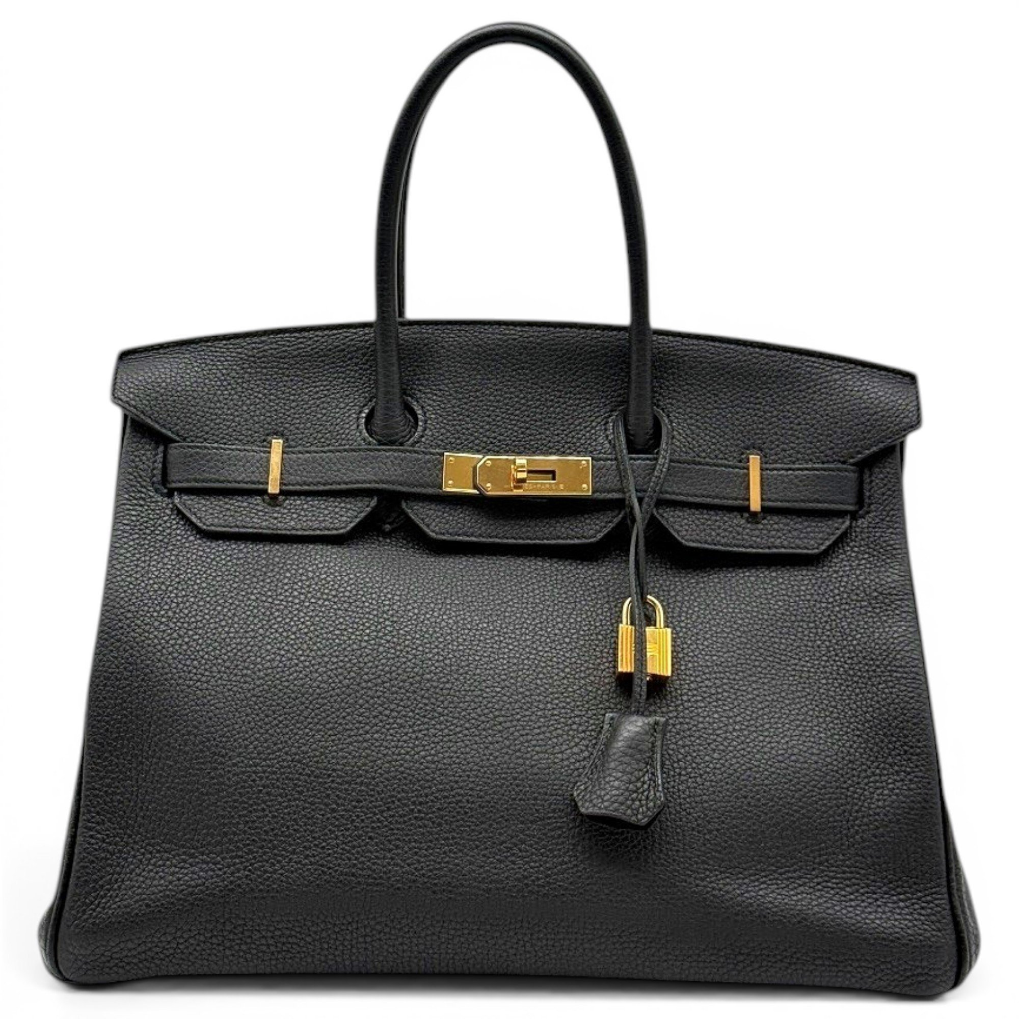 Birkin 35 leather handbag