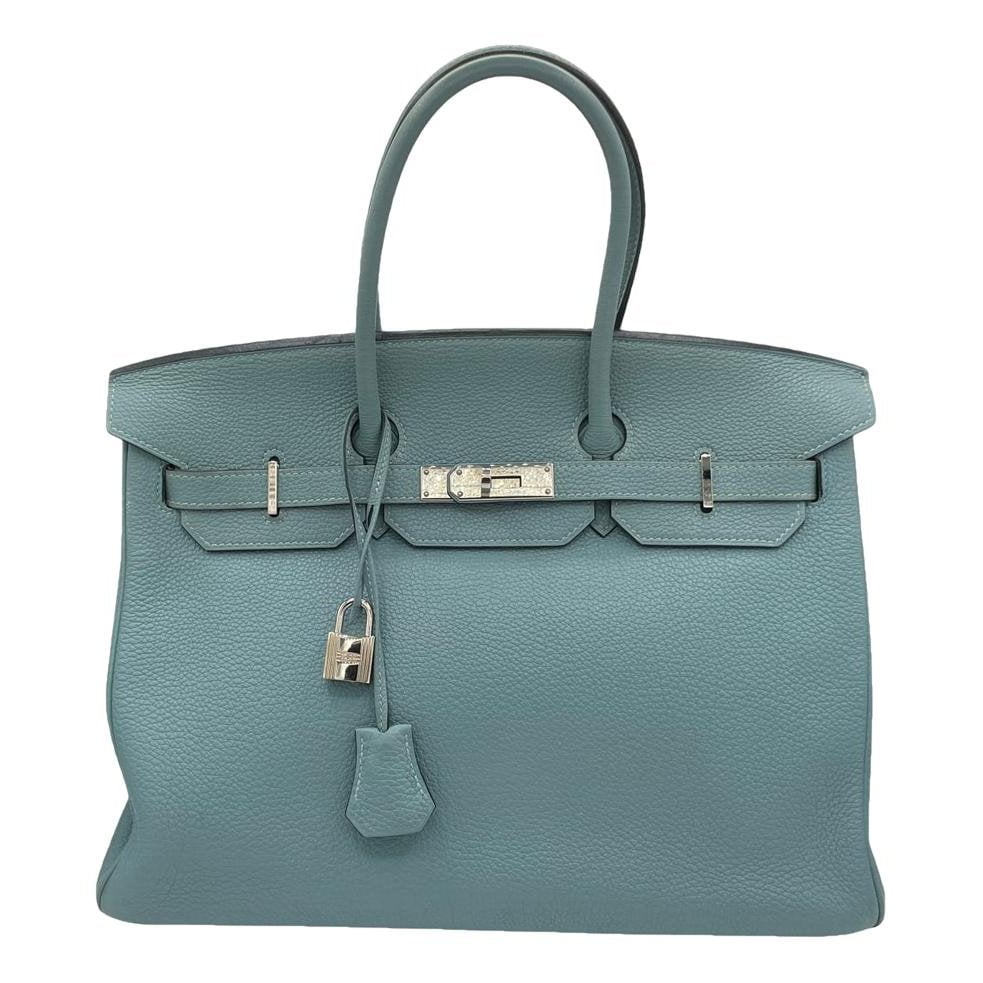 Birkin 35 leather handbag