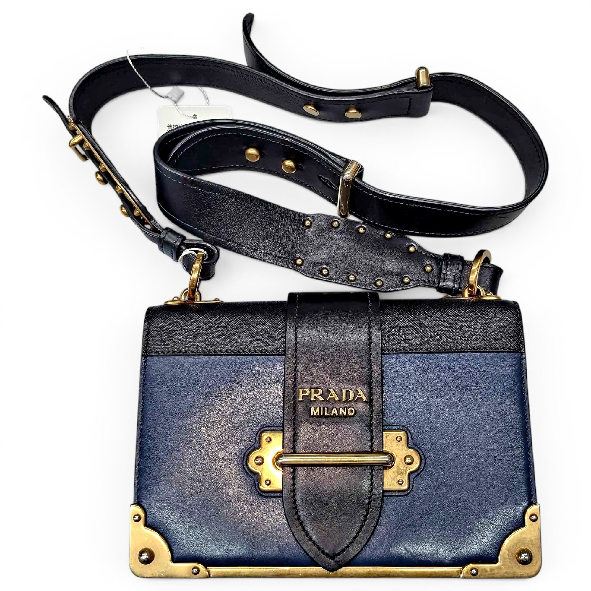 Cahier leather handbag