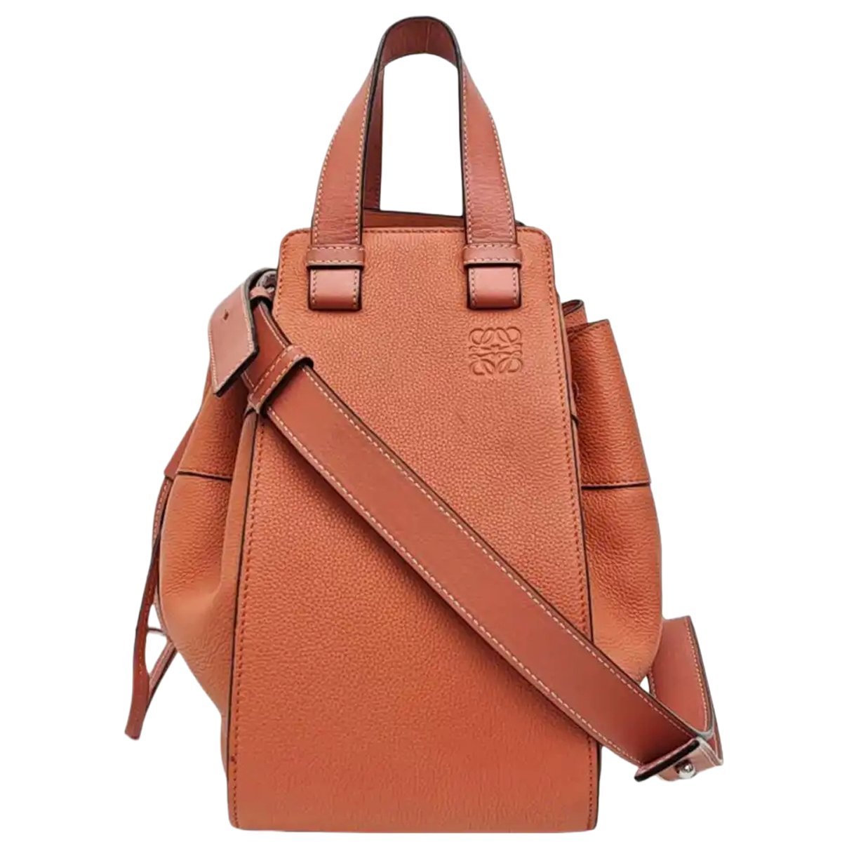 Hammock leather handbag