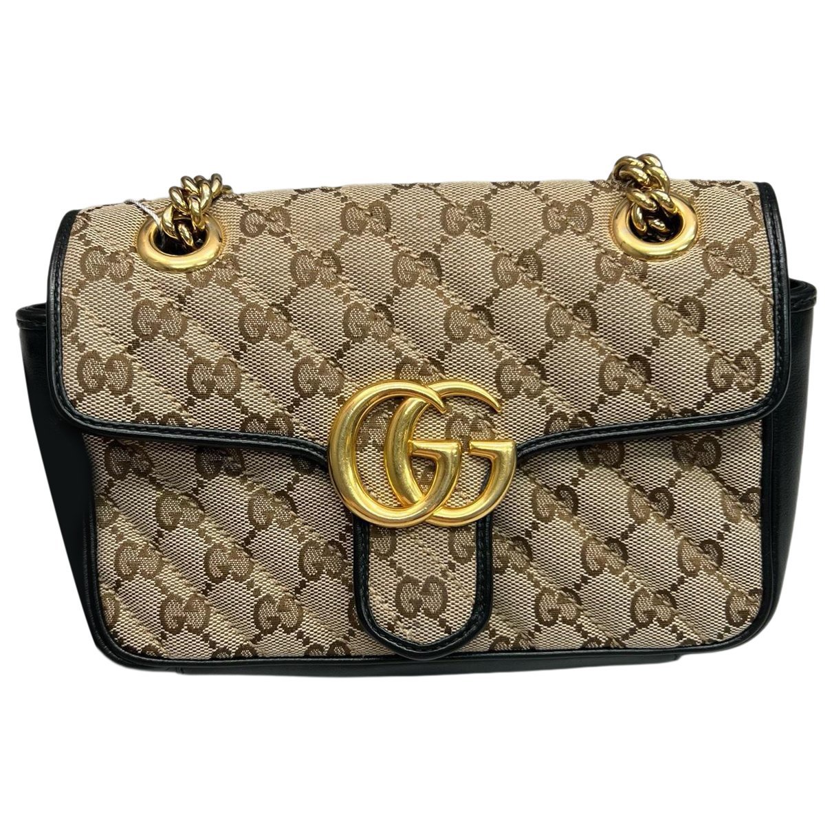GG Marmont Flap cloth crossbody bag