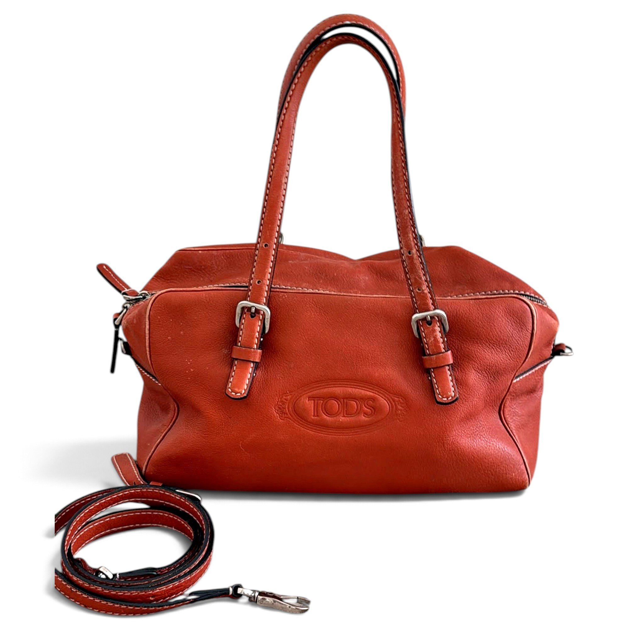 Leather handbag