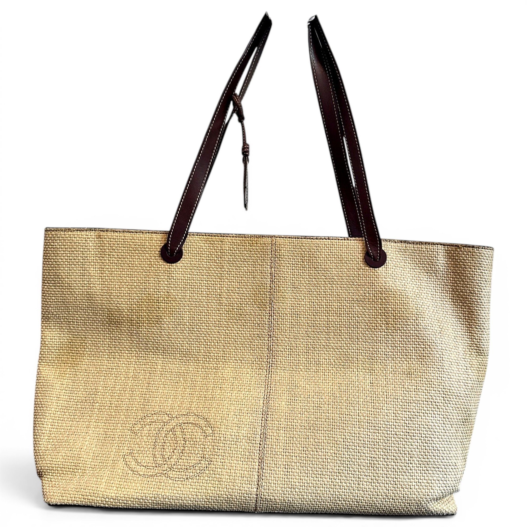 Leather tote