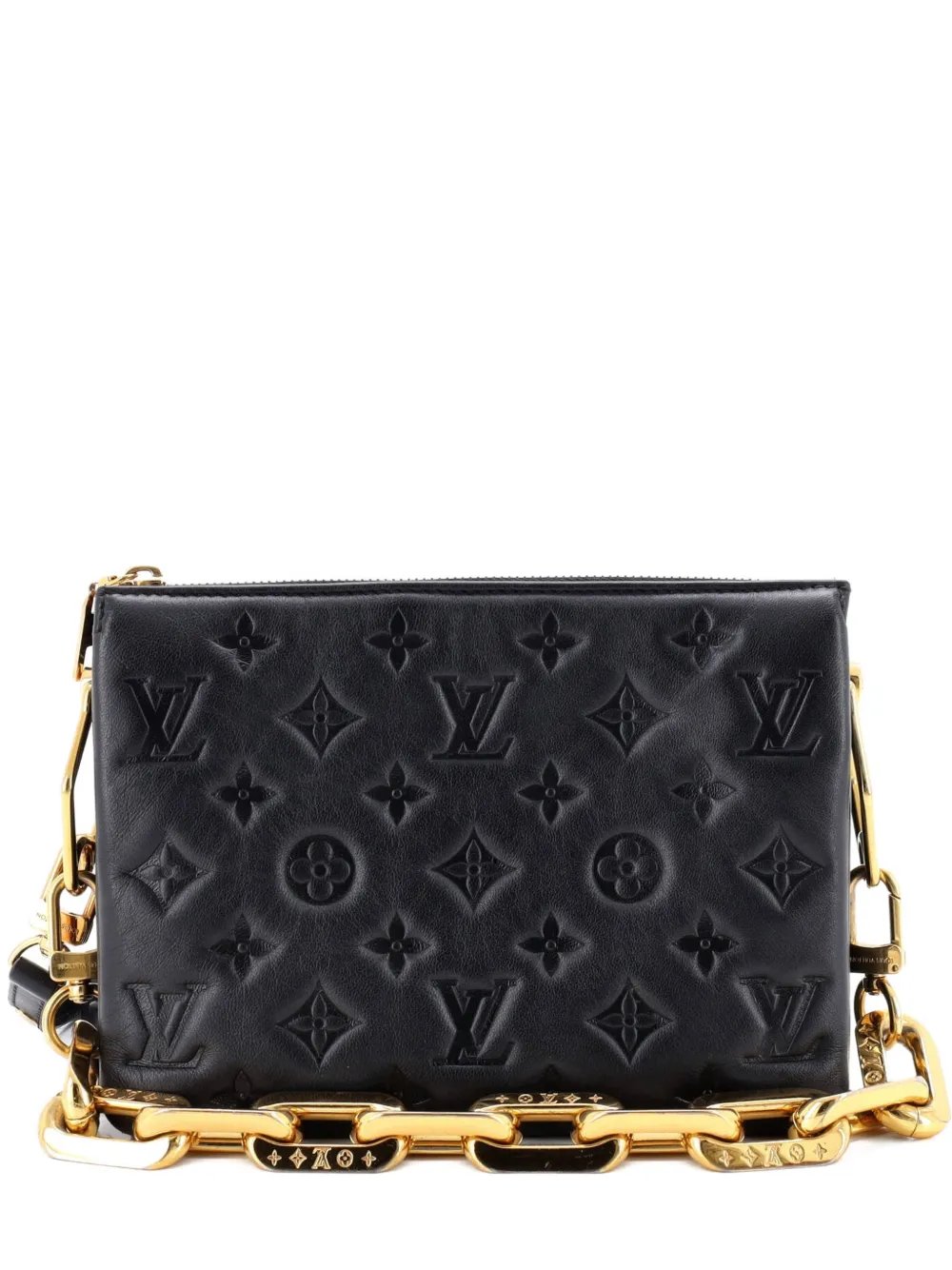 Coussin Bag Monogram Embossed Lambskin BB crossbody bag