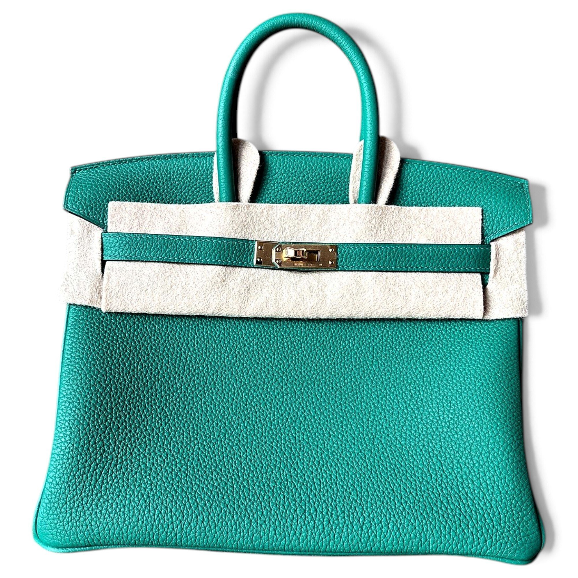 Hermes Birkin 25 Handbag Togo Leather