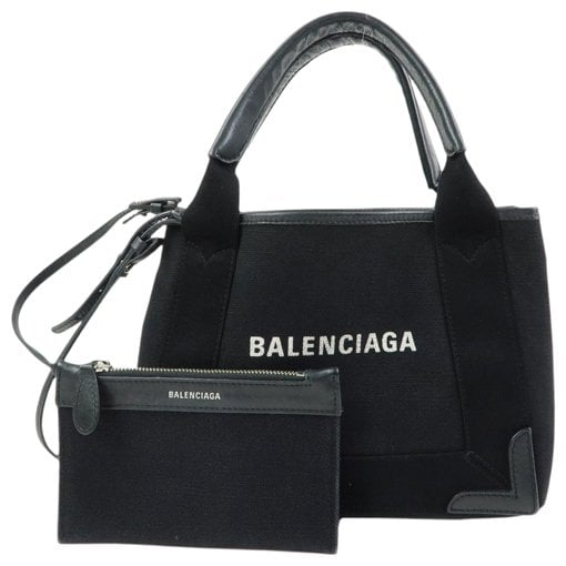Navy cabas cloth tote