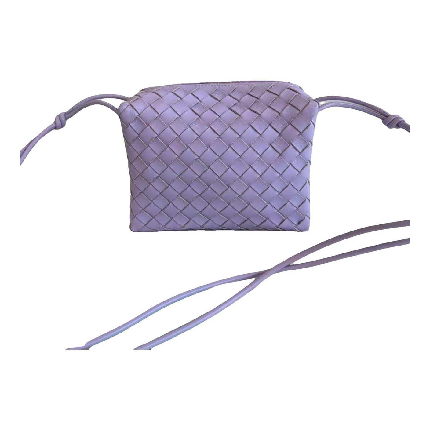 Loop leather handbag