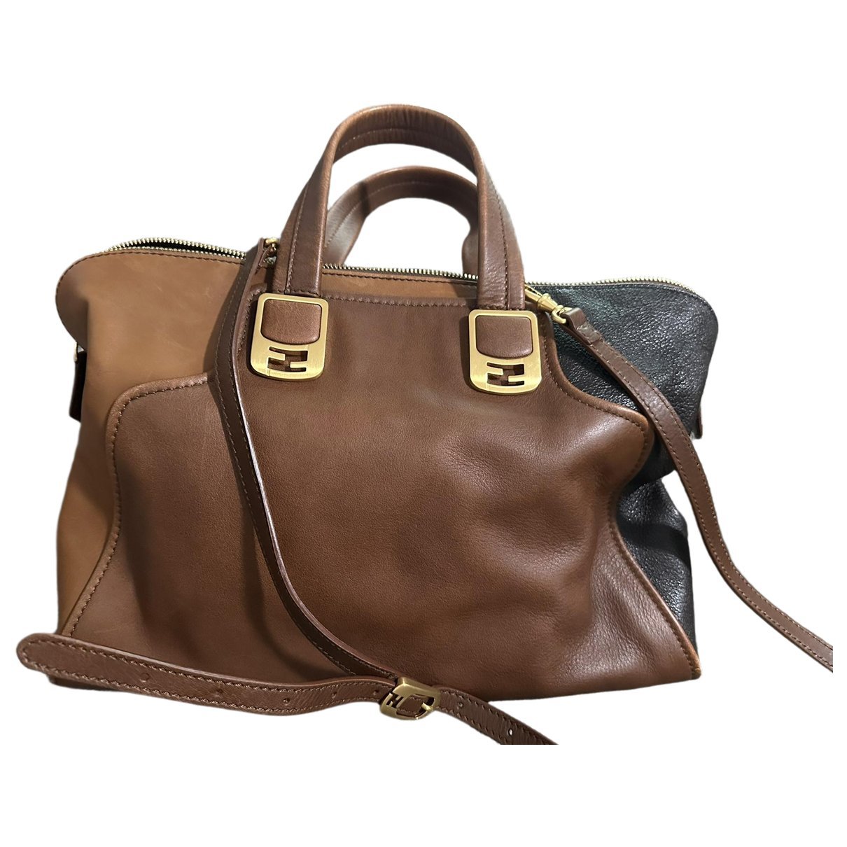 Chameleon leather handbag