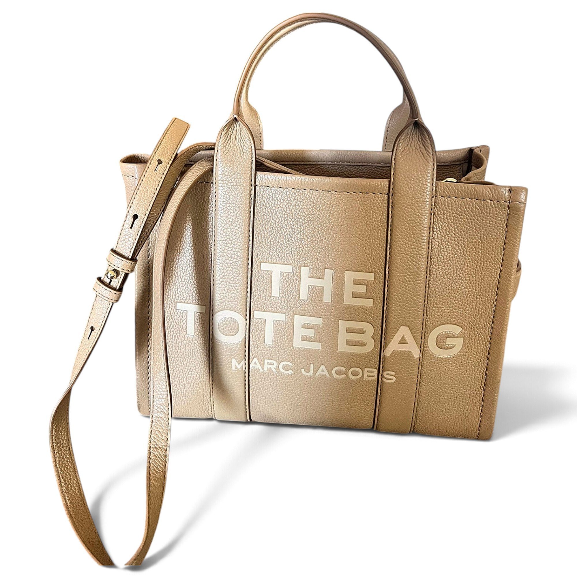 Leather tote
