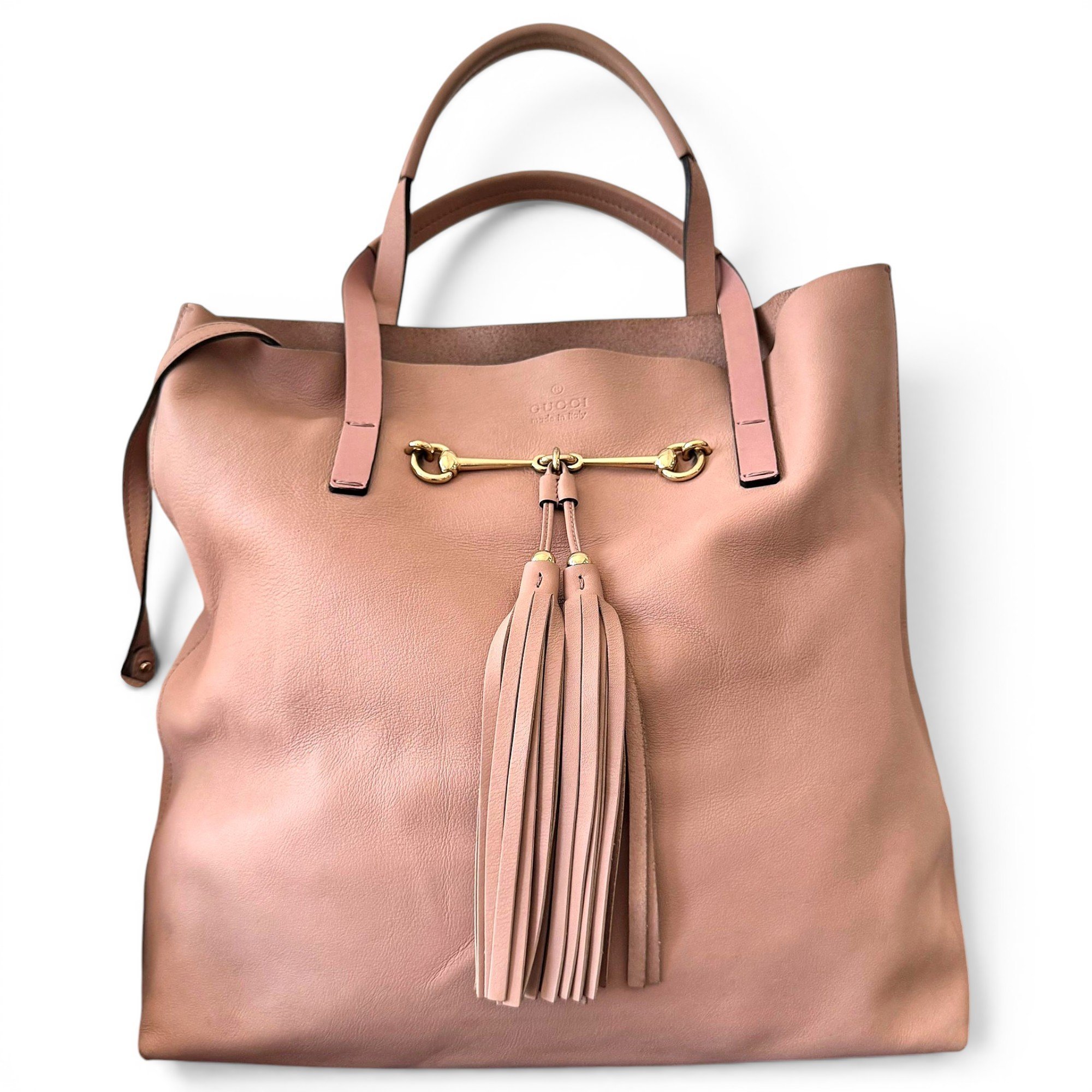 Leather tote