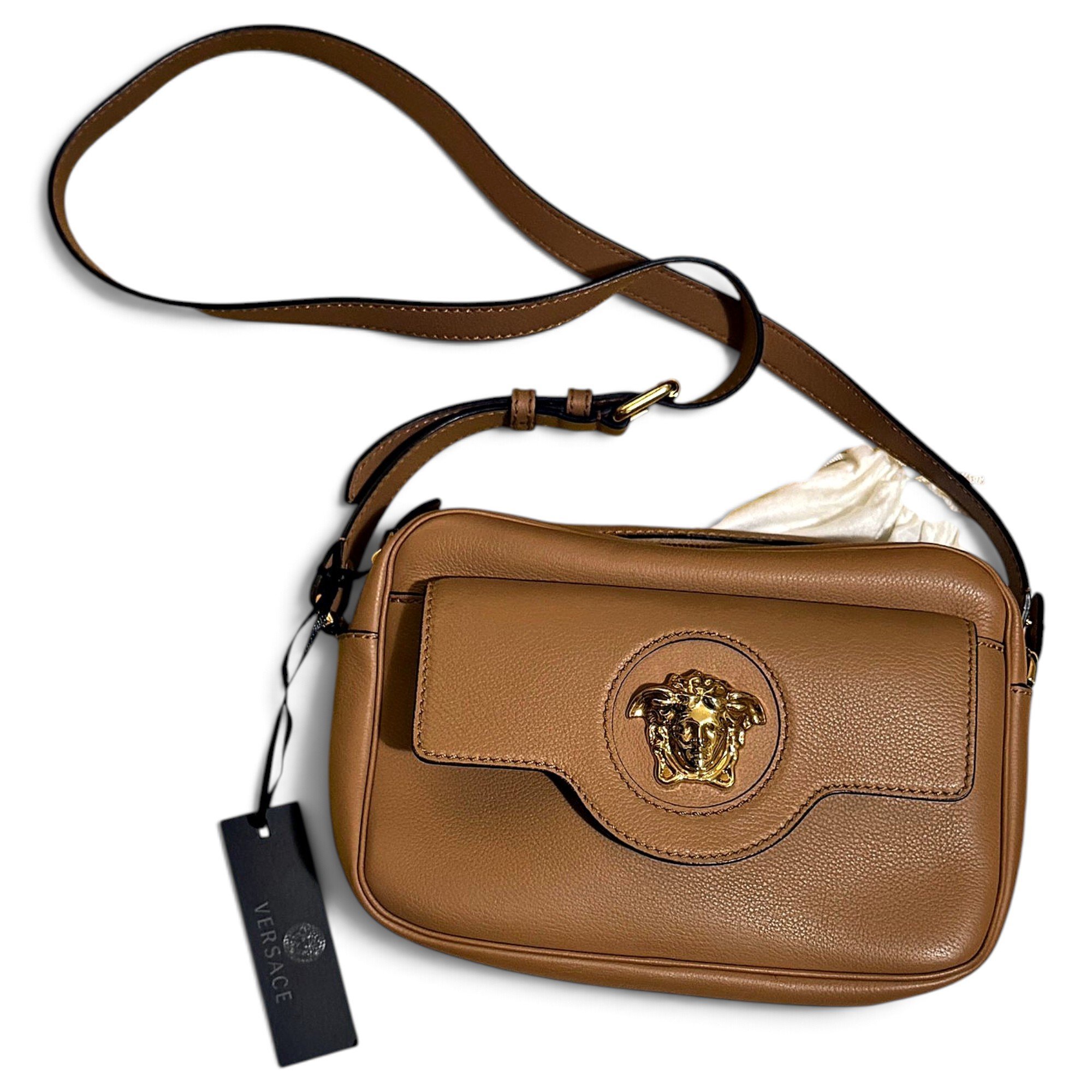 La Medusa leather crossbody bag