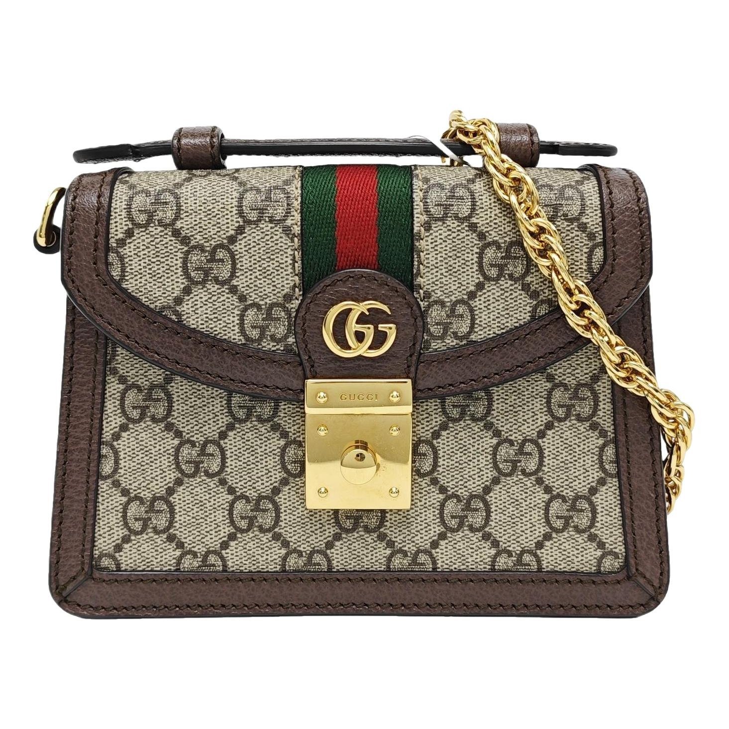 Ophidia leather handbag