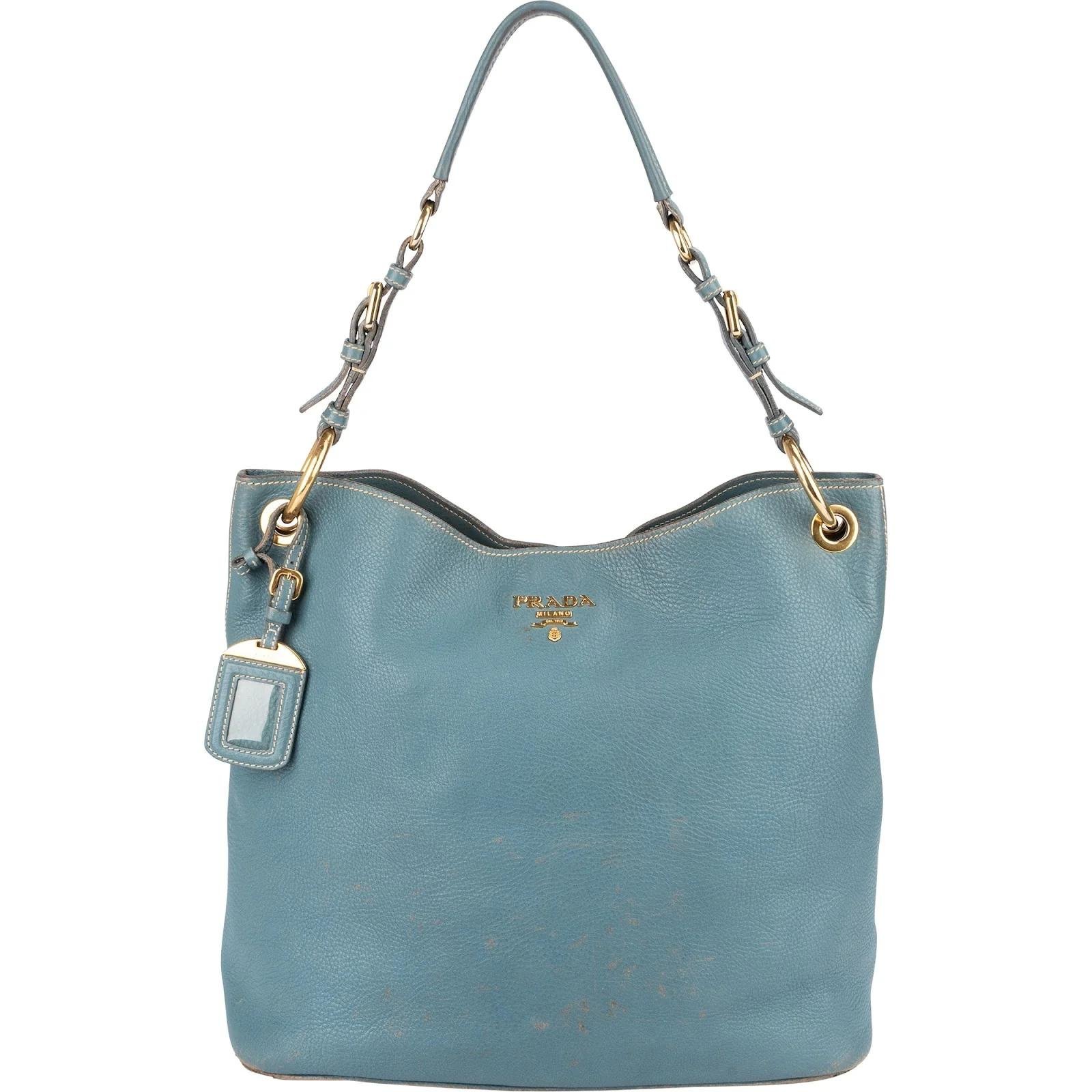 Re-Nylon leather handbag