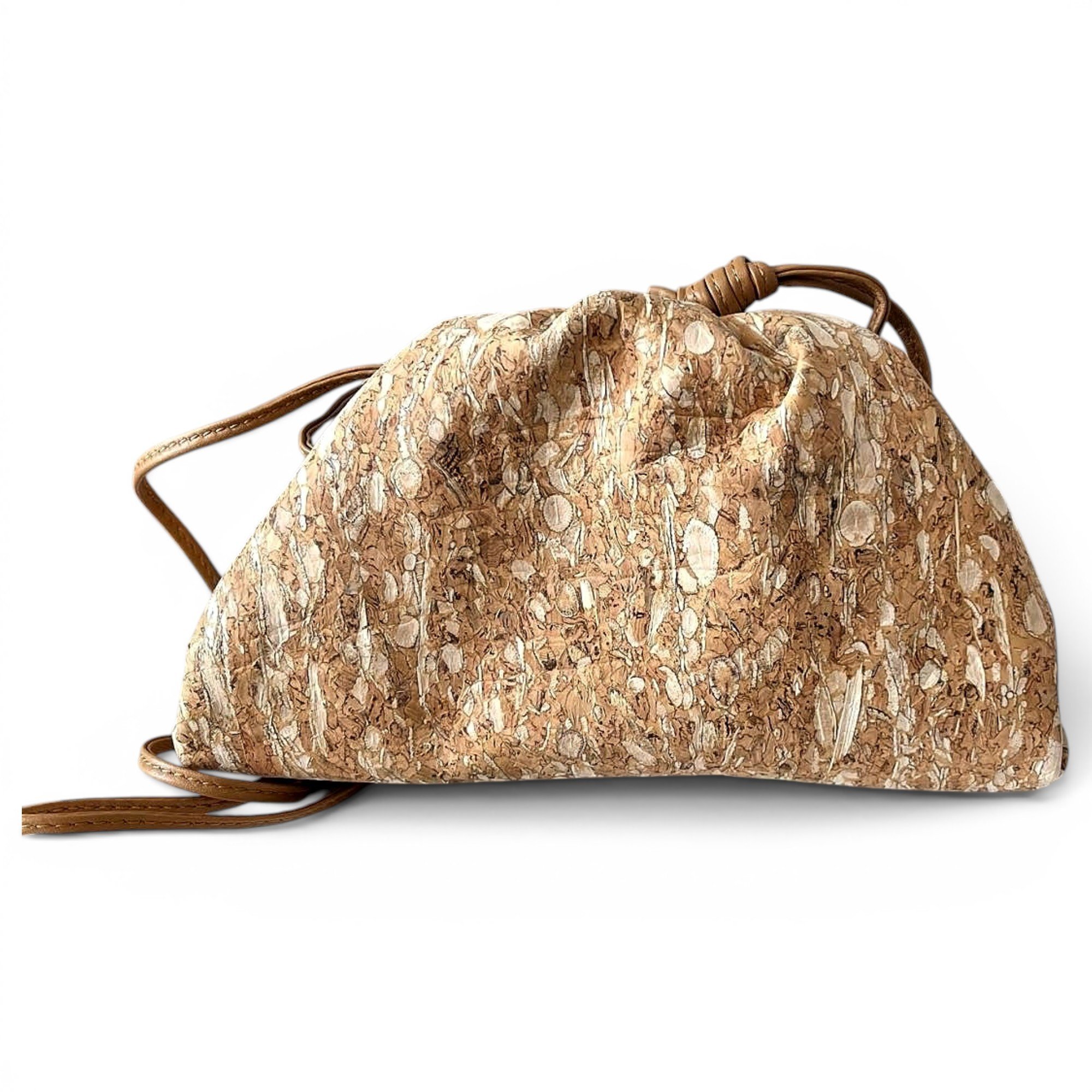Pouch leather handbag