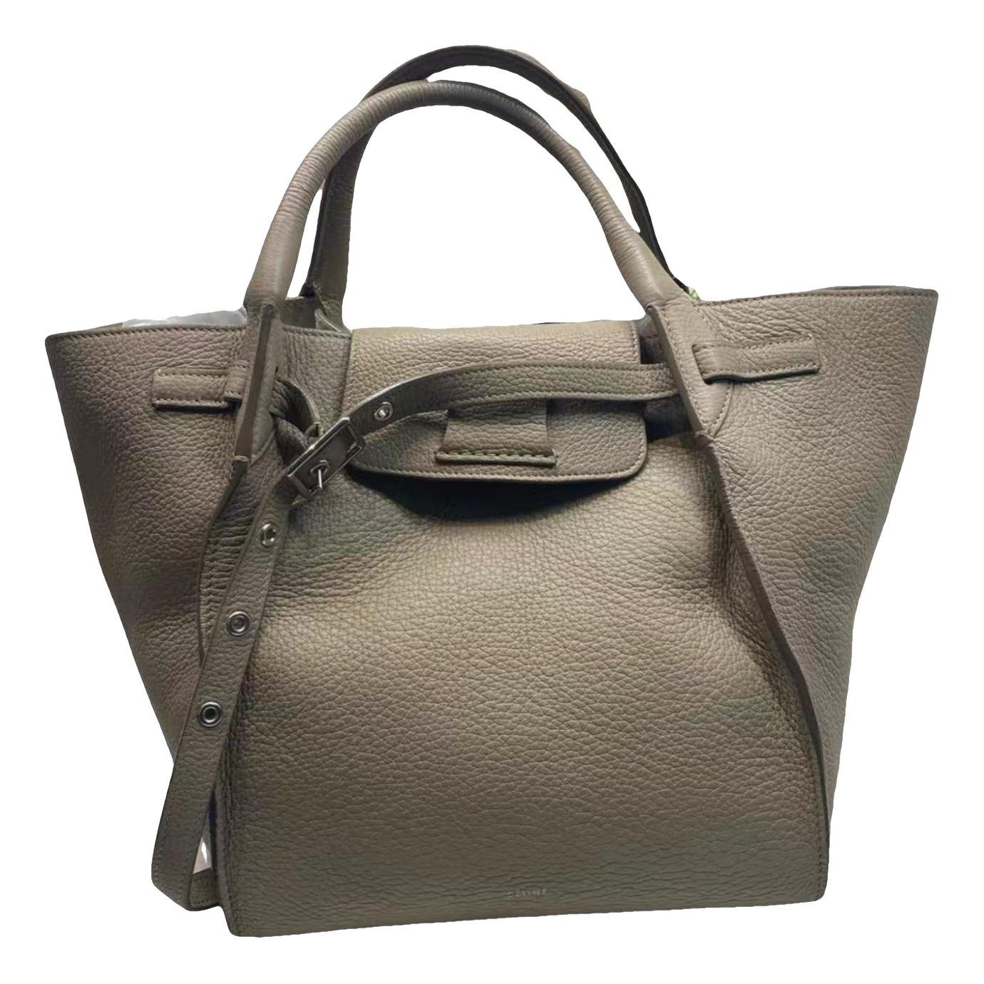 Big Bag leather handbag