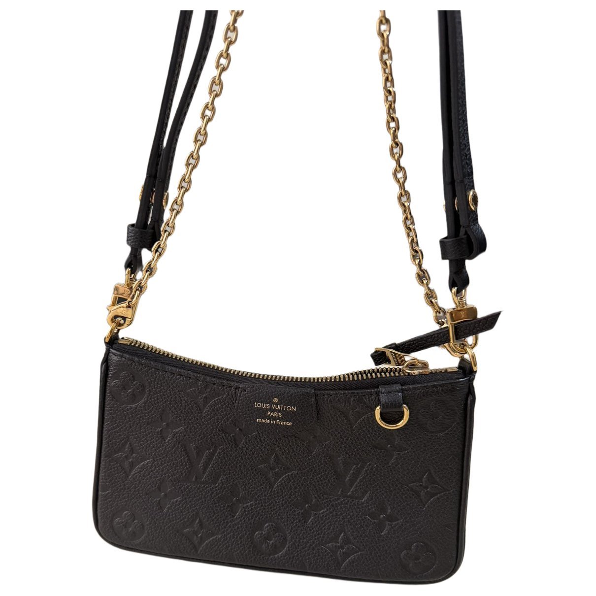 Easy Pouch On Strap leather handbag