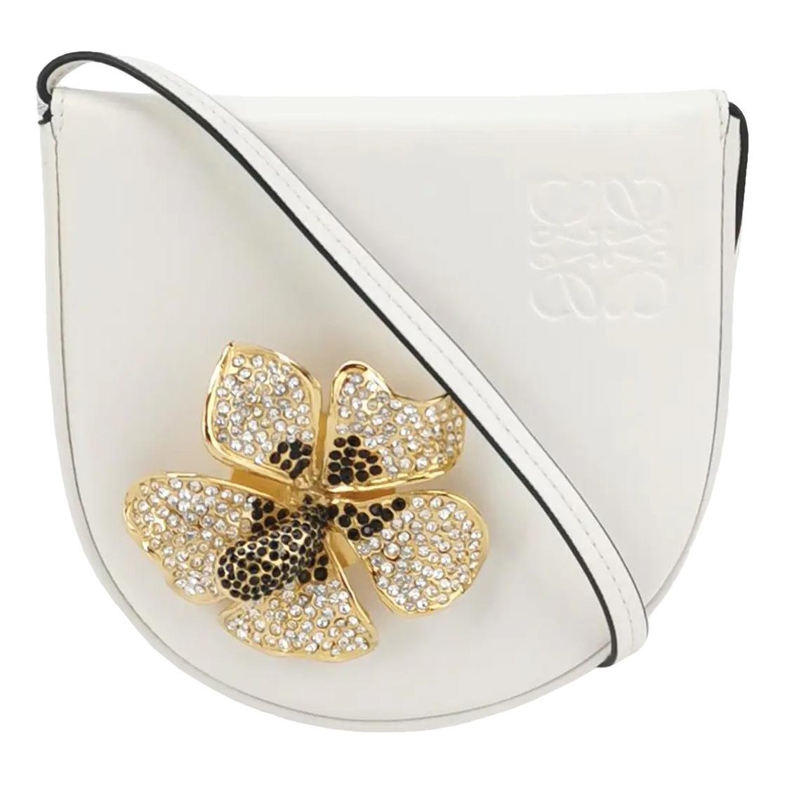 Heel leather crossbody bag