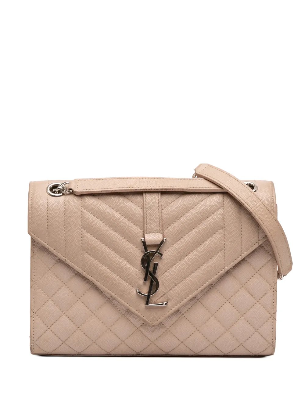 2018 Medium Grain De Poudre Triquilt Monogram Envelope Bag shoulder bag