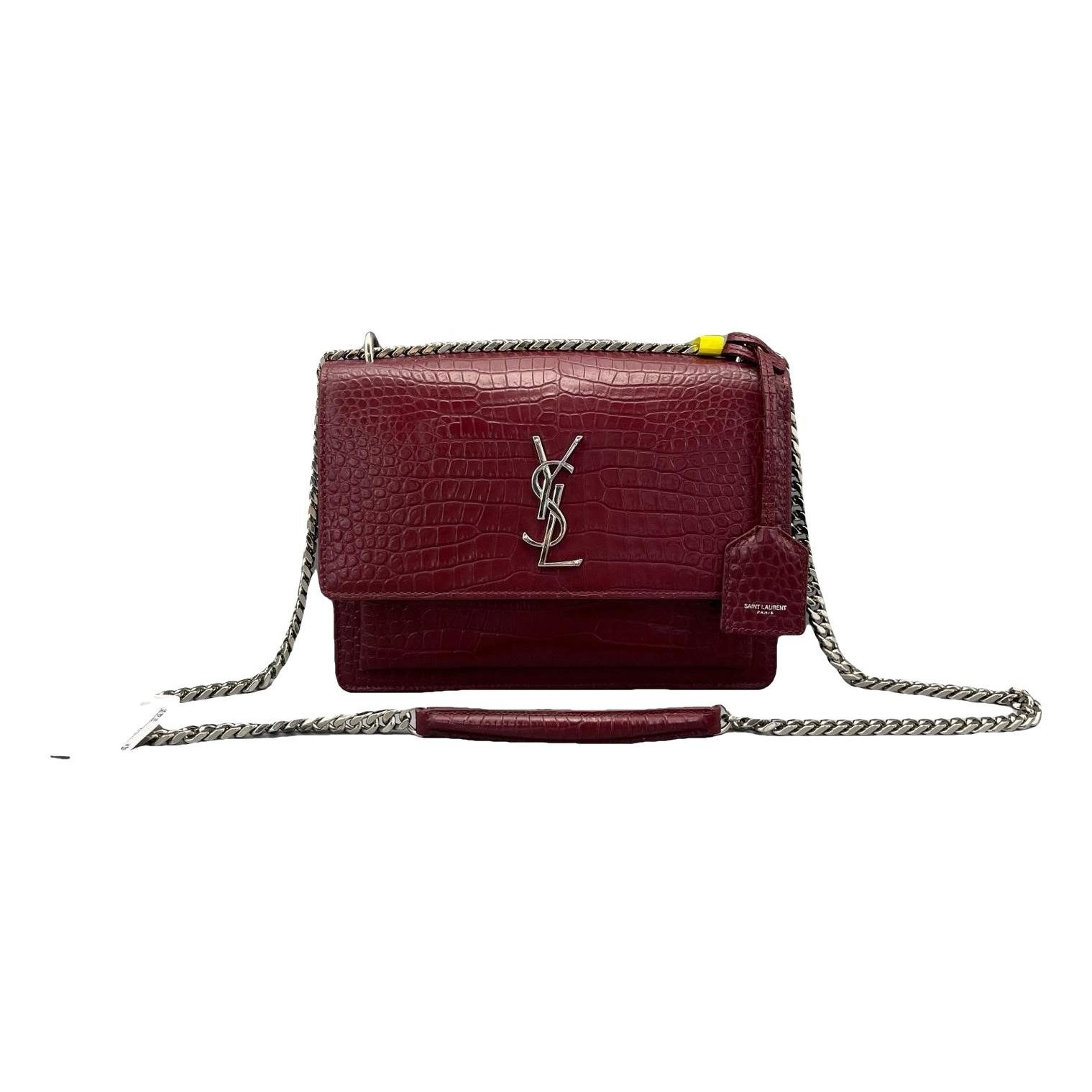 Sunset leather handbag